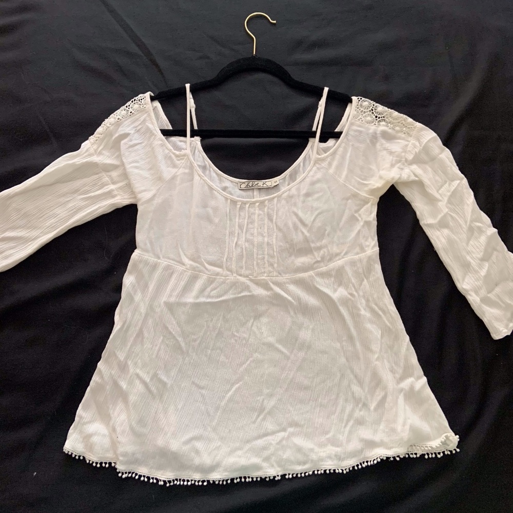 cold shoulder blouse